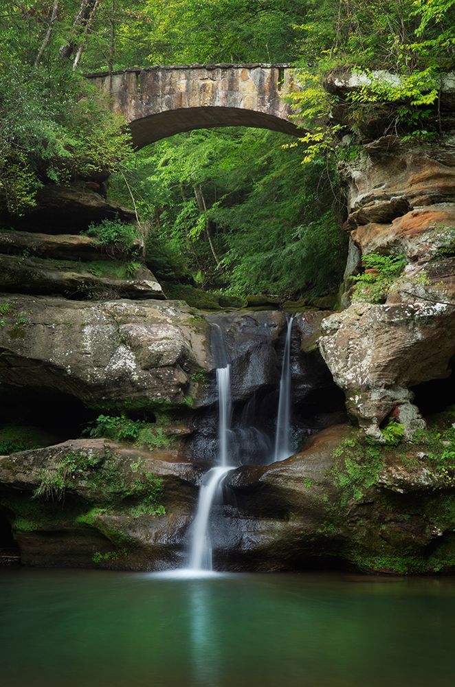 Old Mans Cave Upper Falls-Hocking Hills State Park-Ohio art print by Alan Majchrowicz for $57.95 CAD